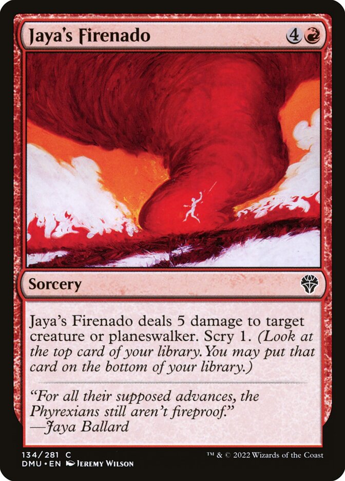 Tornado de Fogo de Jaya / Jaya's Firenado - Magic: The Gathering - MoxLand