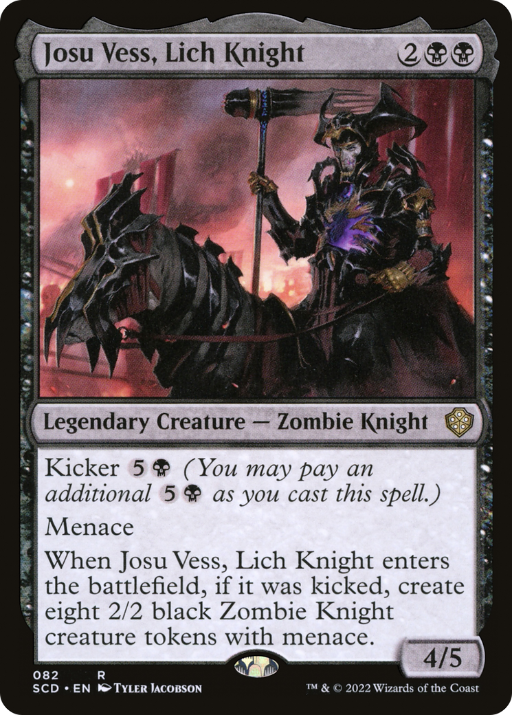 Josu Vess, Cavaleiro Lich / Josu Vess, Lich Knight - Magic: The Gathering - MoxLand