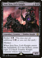 Josu Vess, Cavaleiro Lich / Josu Vess, Lich Knight - Magic: The Gathering - MoxLand