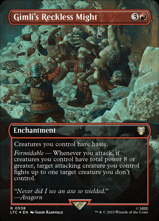 Gimli's Reckless Might - Magic: The Gathering - MoxLand