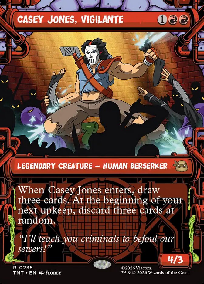 Casey Jones, Vigilante - Magic: The Gathering - MoxLand