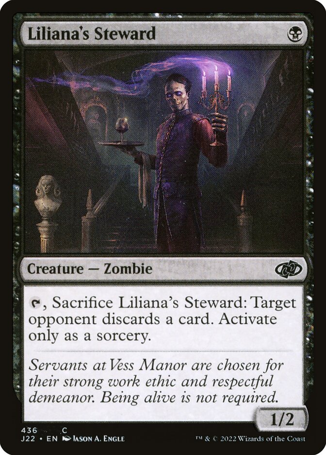 Mordomo de Liliana / Liliana's Steward - Magic: The Gathering - MoxLand