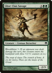 Selvagem do Clã de Ghor / Ghor-Clan Savage - Magic: The Gathering - MoxLand