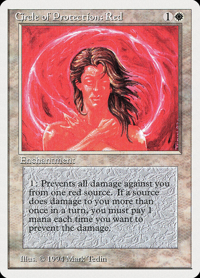 Círculo de Proteção: Vermelho / Circle of Protection: Red - Magic: The Gathering - MoxLand