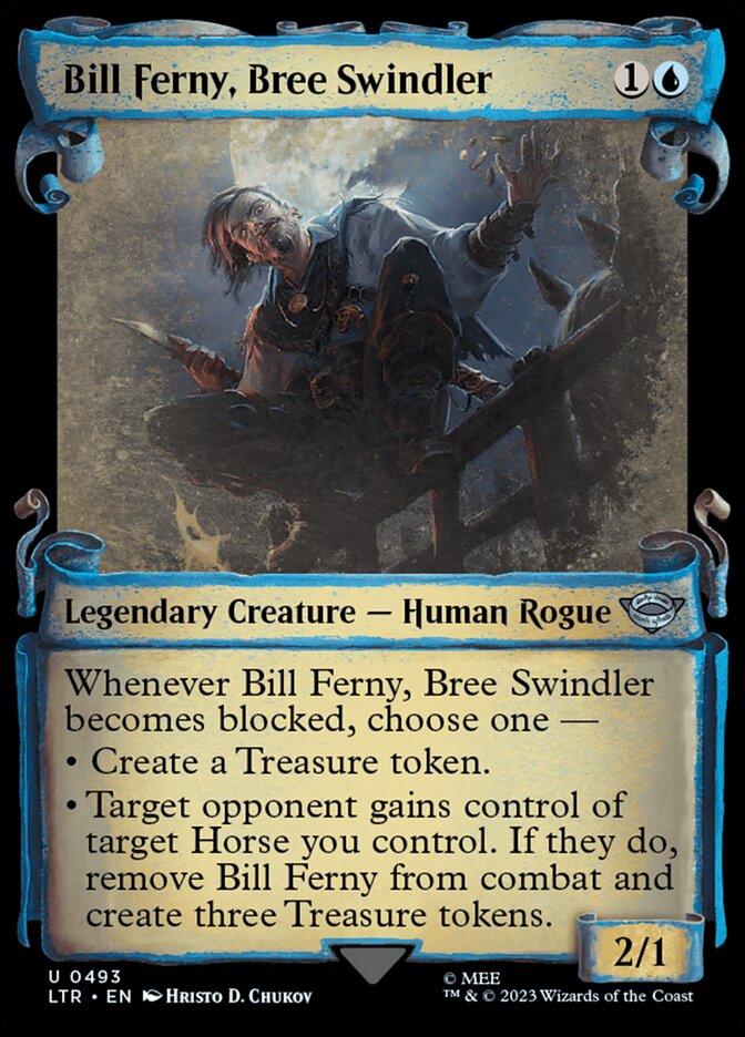Bill Samambaia, Vigarista de Bree / Bill Ferny, Bree Swindler - Magic: The Gathering - MoxLand