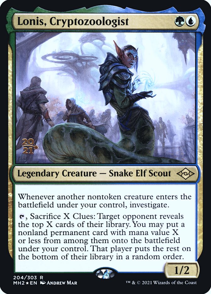 Lonis, Criptozoólogo / Lonis, Cryptozoologist - Magic: The Gathering - MoxLand