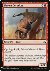 Dentócero do Deserto / Desert Cerodon - Magic: The Gathering - MoxLand