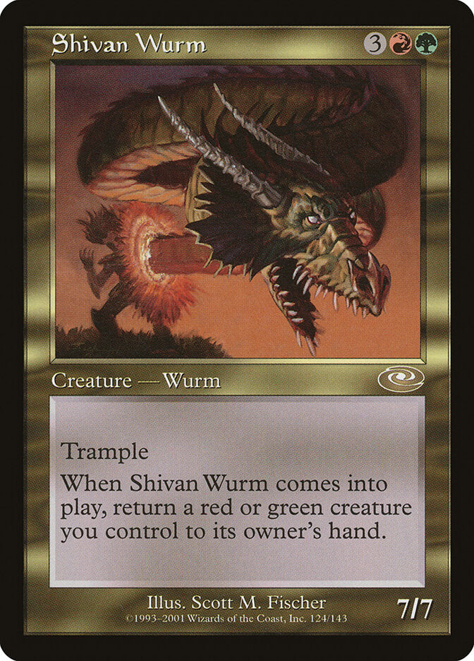 Vorme de Shiv / Shivan Wurm - Magic: The Gathering - MoxLand