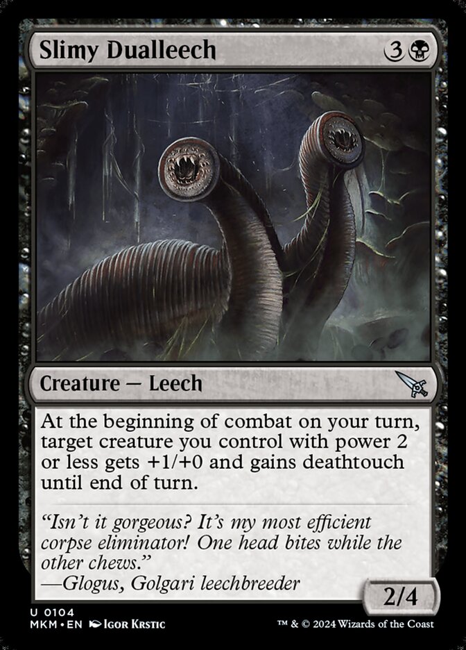 Duplissuga Gosmenta / Slimy Dualleech - Magic: The Gathering - MoxLand