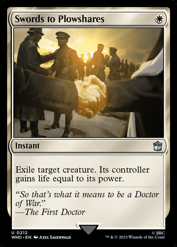 Espadas em Arados / Swords to Plowshares - Magic: The Gathering - MoxLand