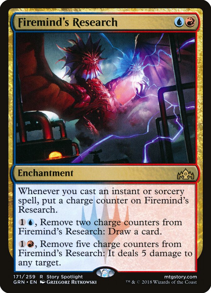 Pesquisa do Mente de Fogo / Firemind's Research - Magic: The Gathering - MoxLand