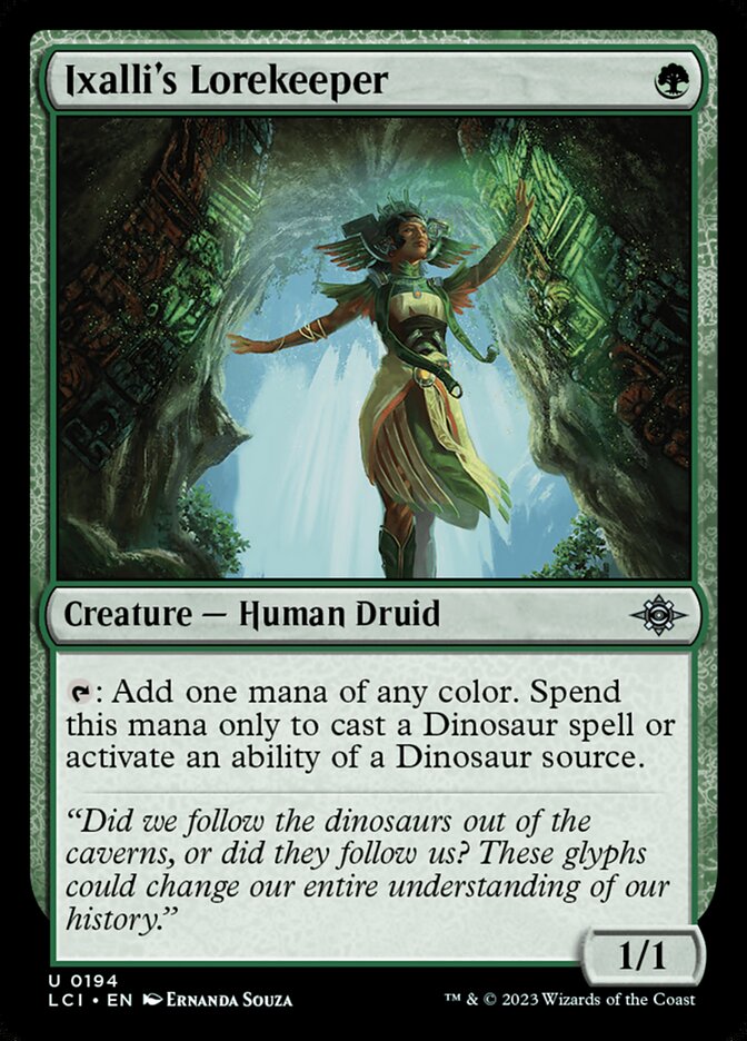 Guardiã do Saber de Ixalli / Ixalli's Lorekeeper - Magic: The Gathering - MoxLand