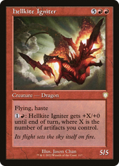 Dragão Avérneo Incendiário / Hellkite Igniter - Magic: The Gathering - MoxLand