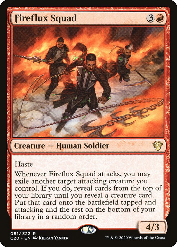 Esquadrão do Fluxo de Fogo / Fireflux Squad - Magic: The Gathering - MoxLand