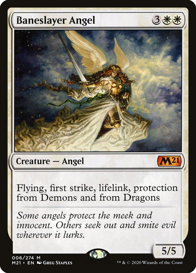 Anjo Exterminador do Mal / Baneslayer Angel - Magic: The Gathering - MoxLand