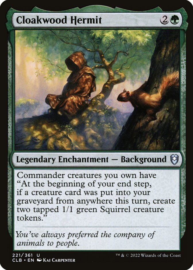 Eremita de Floresta do Manto / Cloakwood Hermit - Magic: The Gathering - MoxLand
