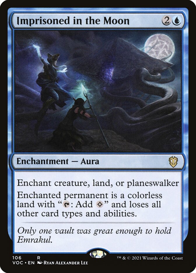 Aprisionados na Lua / Imprisoned in the Moon - Magic: The Gathering - MoxLand