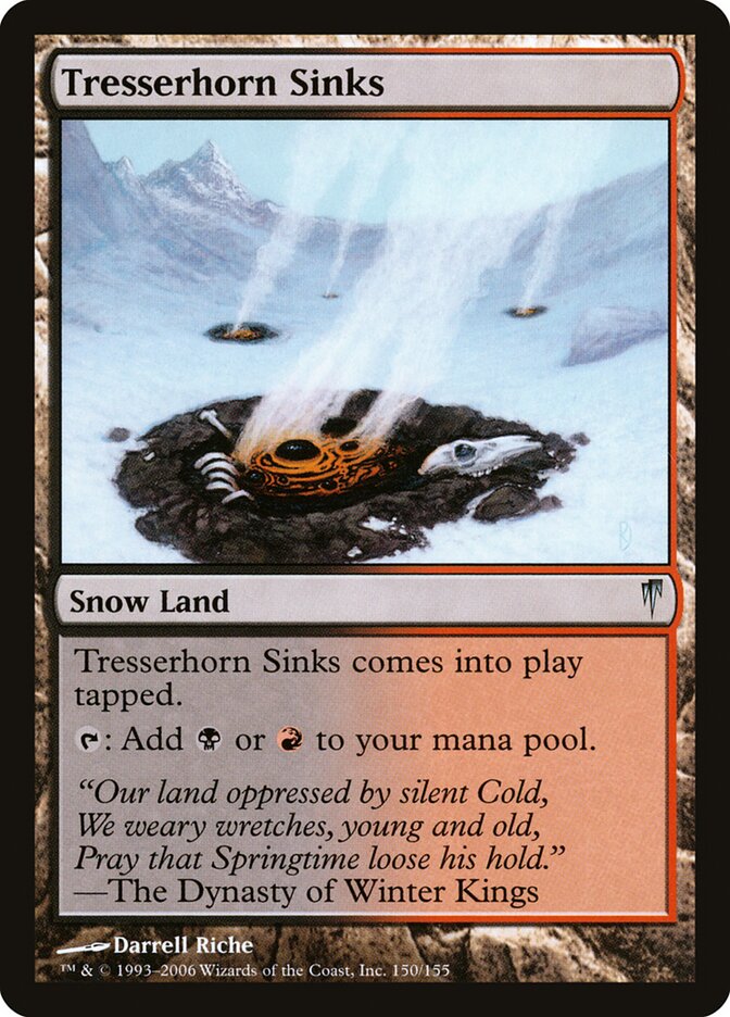 Fossas de Tresserhorn / Tresserhorn Sinks - Magic: The Gathering - MoxLand