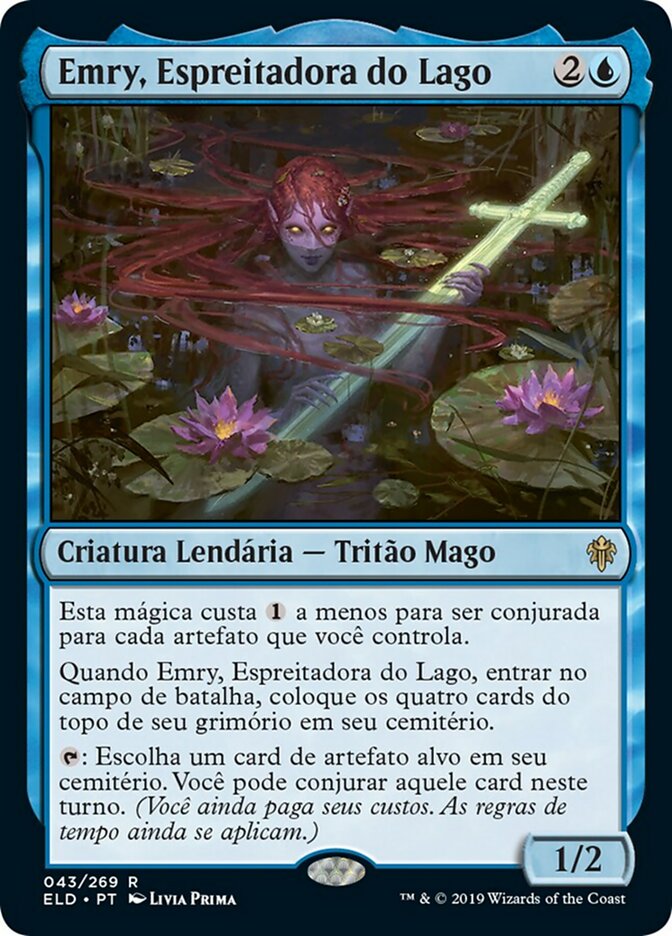 Emry, Espreitadora do Lago / Emry, Lurker of the Loch - Magic: The Gathering - MoxLand