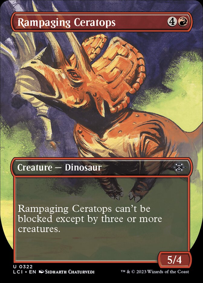 Cerátopo Rampante / Rampaging Ceratops - Magic: The Gathering - MoxLand