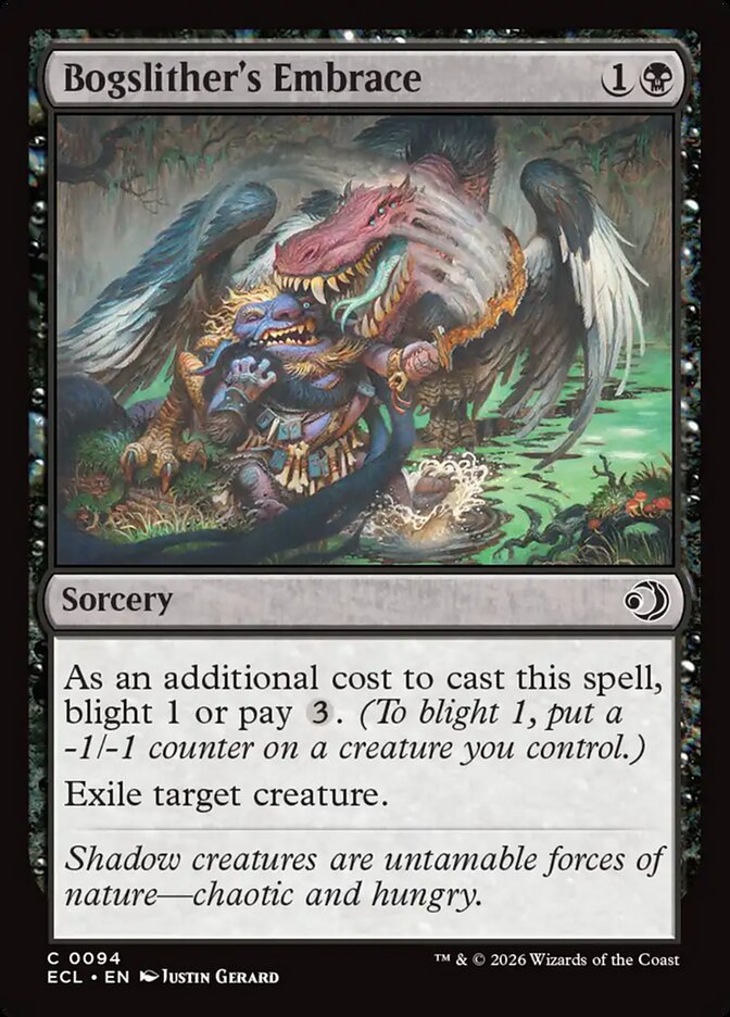 Abraço do Pantarrastejador / Bogslither's Embrace - Magic: The Gathering - MoxLand