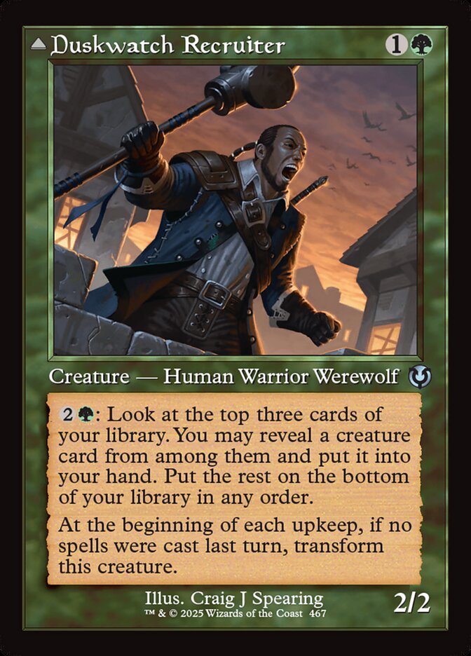 Recrutador de Vigia do Crepúsculo / Duskwatch Recruiter - Magic: The Gathering - MoxLand