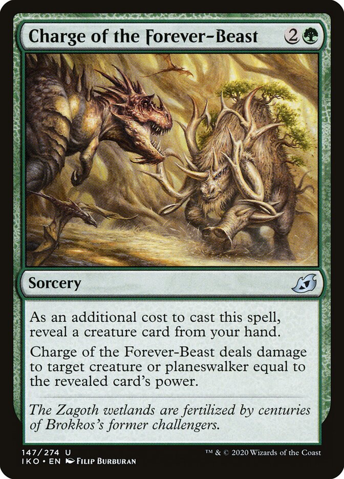 Carga da Fera Eterna / Charge of the Forever-Beast - Magic: The Gathering - MoxLand