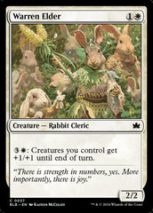 Ancião da Coelheira / Warren Elder - Magic: The Gathering - MoxLand