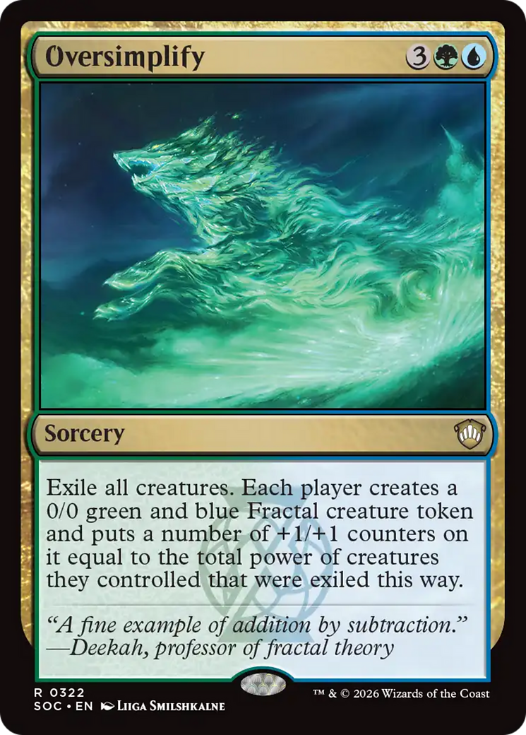 Supersimplificar / Oversimplify - Magic: The Gathering - MoxLand