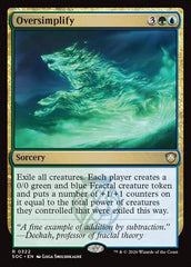 Supersimplificar / Oversimplify - Magic: The Gathering - MoxLand