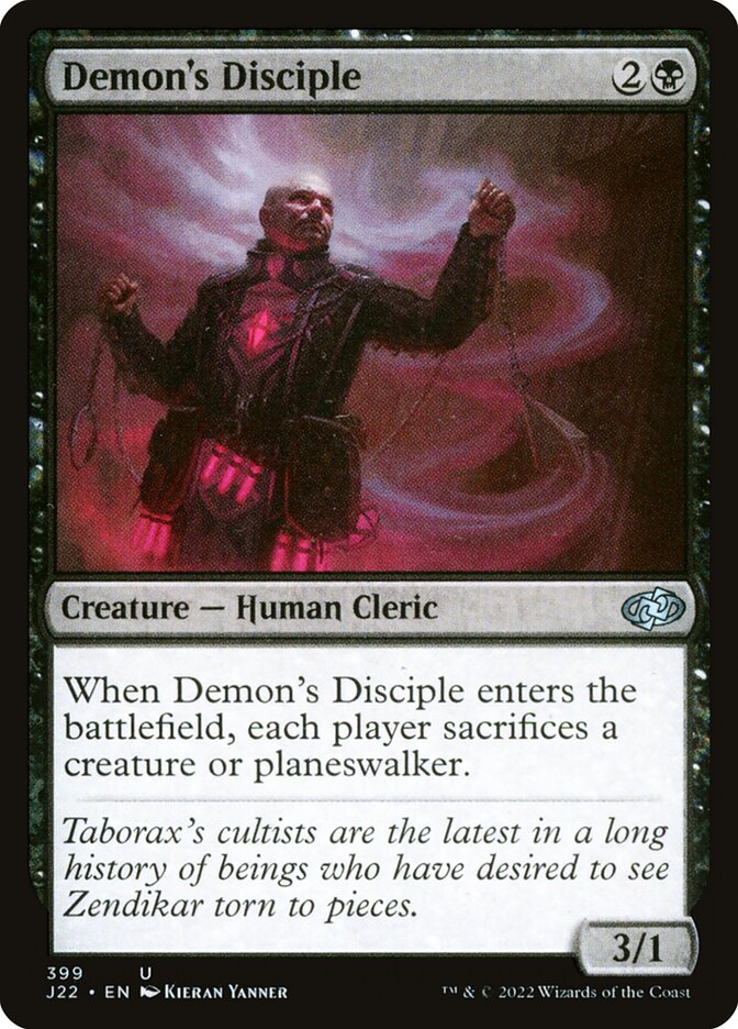 Discípulo do Demônio / Demon's Disciple - Magic: The Gathering - MoxLand