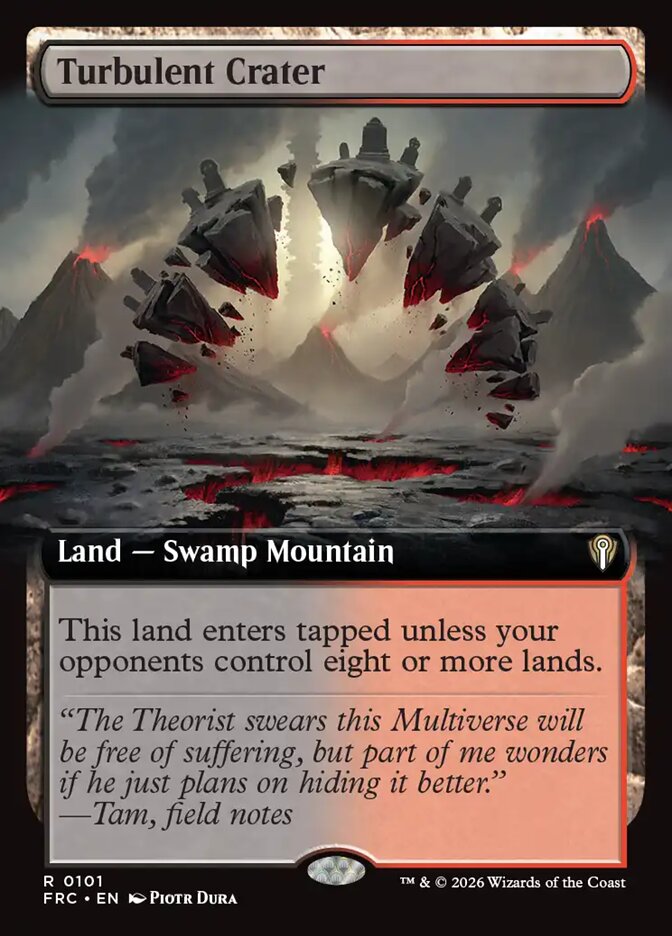Turbulent Crater - Magic: The Gathering - MoxLand