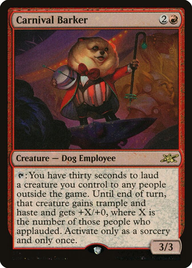 Carnival Barker - Magic: The Gathering - MoxLand