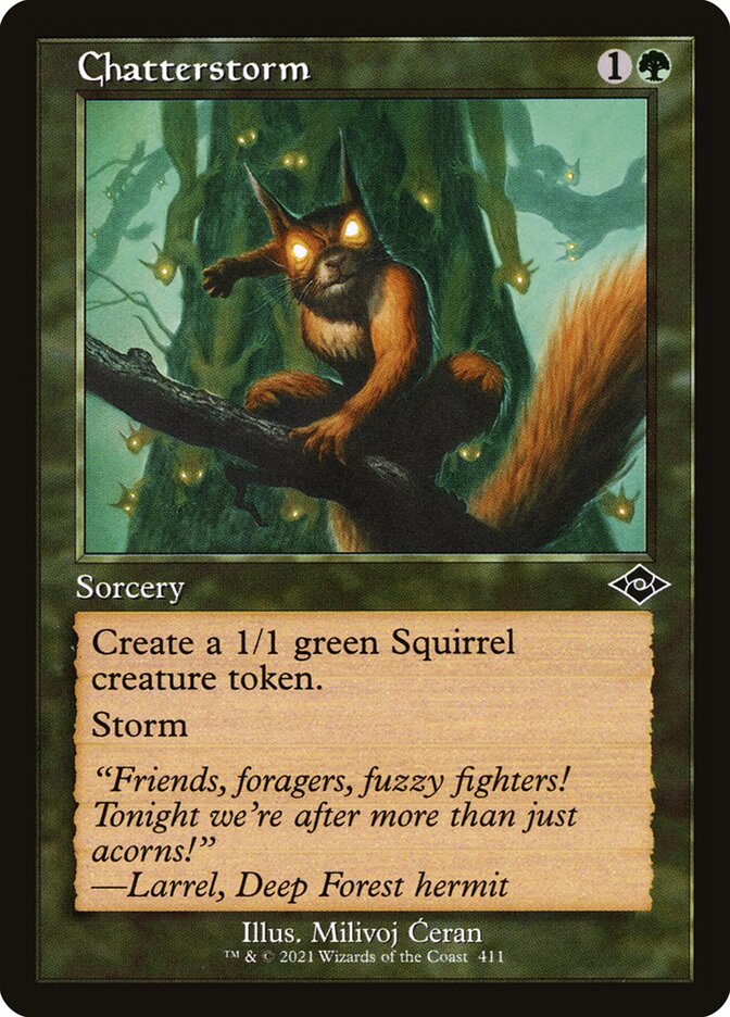 Tempestade Serelepe / Chatterstorm - Magic: The Gathering - MoxLand