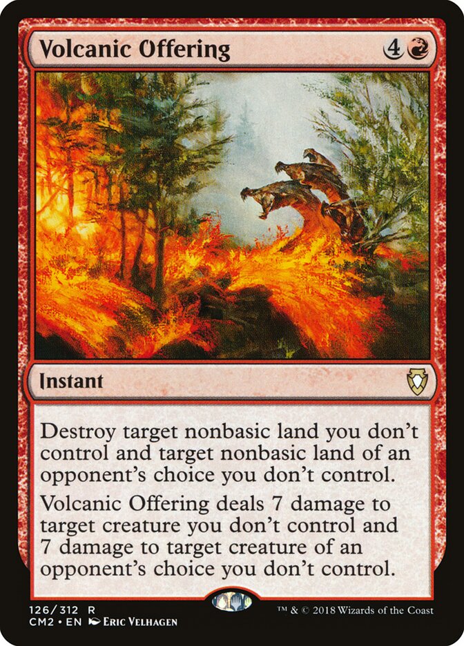 Volcanic Offering / Volcanic Offering - Magic: The Gathering - MoxLand