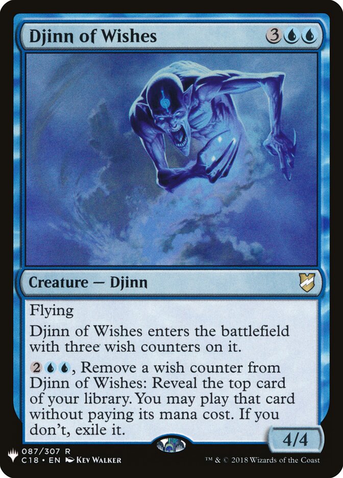 Gênio dos Desejos / Djinn of Wishes - Magic: The Gathering - MoxLand