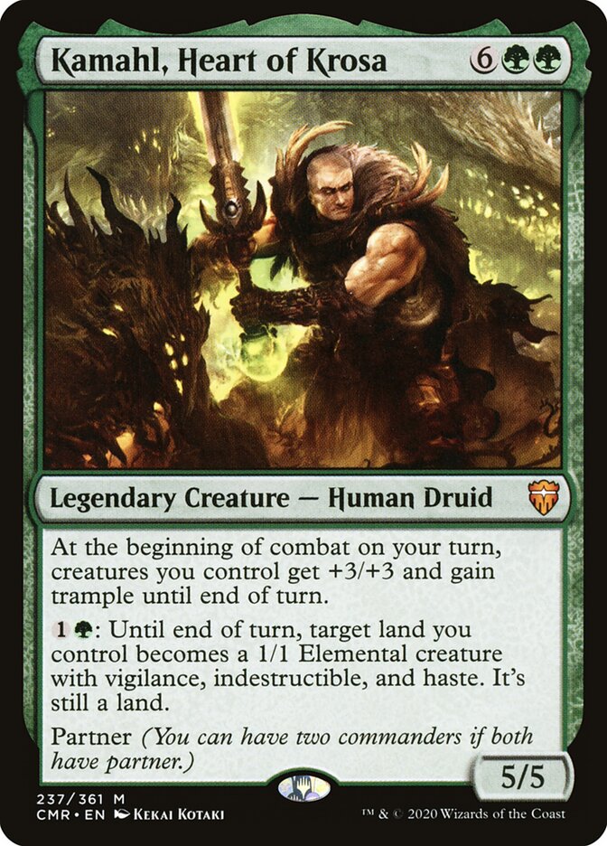Kamahl, Coração de Krosa / Kamahl, Heart of Krosa - Magic: The Gathering - MoxLand