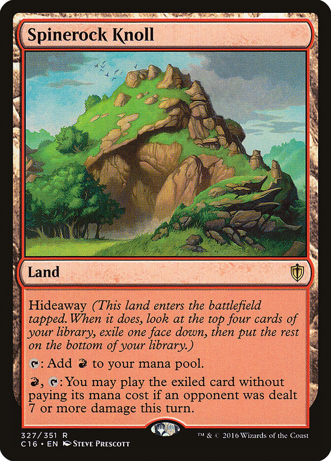 Colina da Rocha Espinhosa / Spinerock Knoll - Magic: The Gathering - MoxLand
