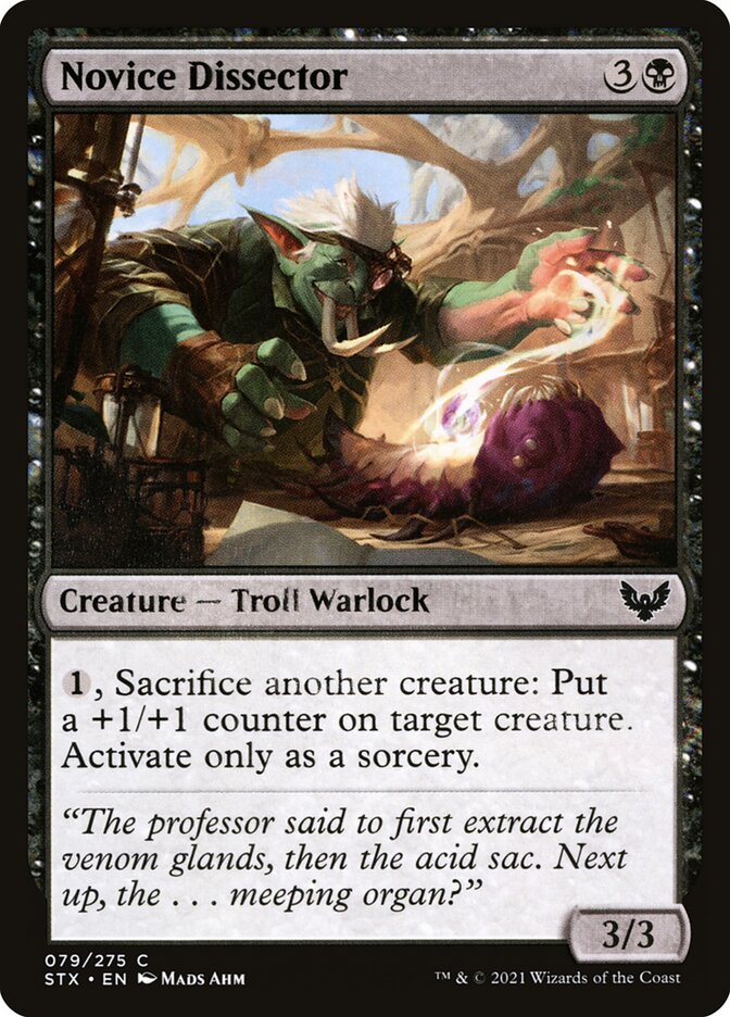 Dissecador Novato / Novice Dissector - Magic: The Gathering - MoxLand