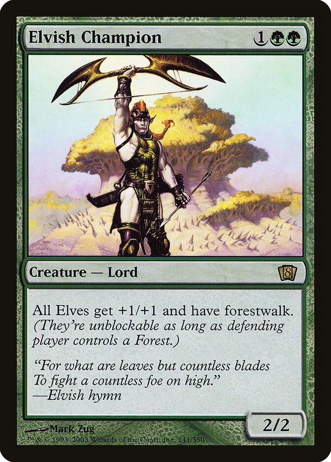 Campeão Élfico / Elvish Champion - Magic: The Gathering - MoxLand