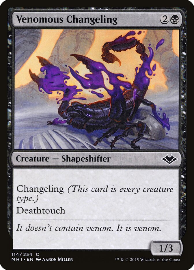 Morfoloide Peçonhento / Venomous Changeling - Magic: The Gathering - MoxLand
