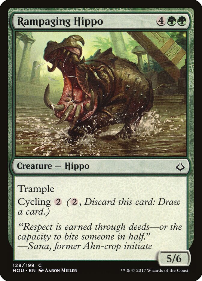 Hipopótamo Enfurecido / Rampaging Hippo - Magic: The Gathering - MoxLand