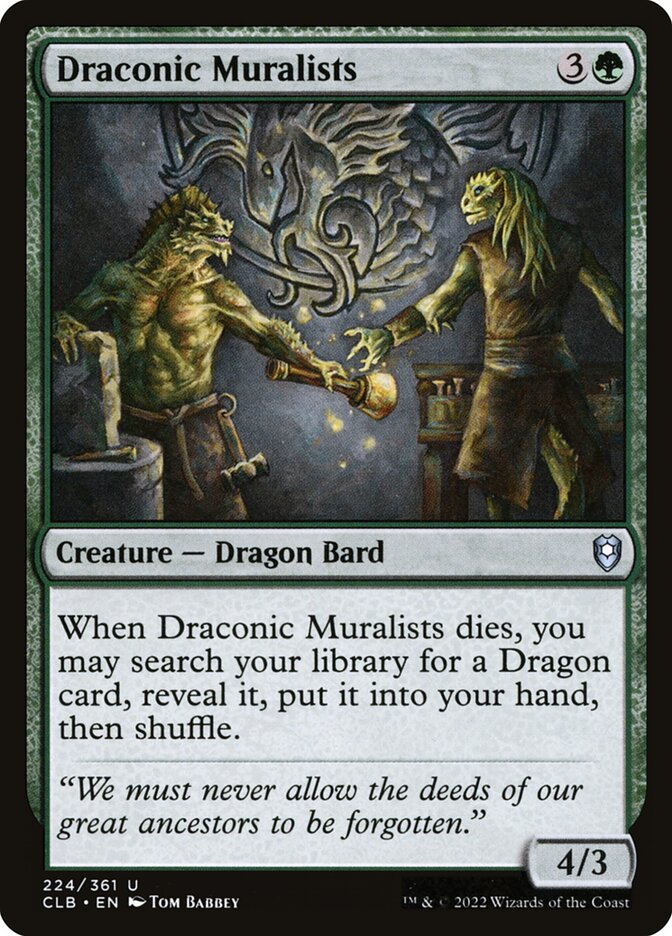 Muralistas Dracônicos / Draconic Muralists - Magic: The Gathering - MoxLand