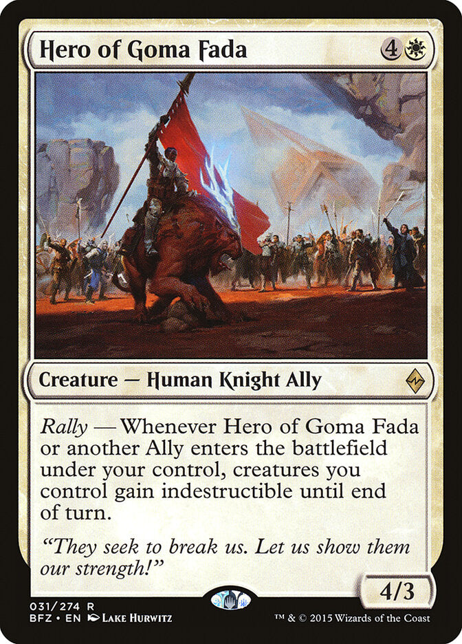 Herói de Goma Fada / Hero of Goma Fada - Magic: The Gathering - MoxLand