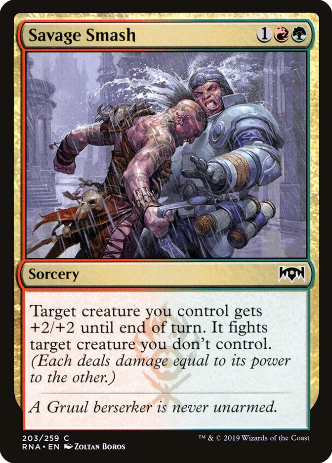 Pancada Selvagem / Savage Smash - Magic: The Gathering - MoxLand