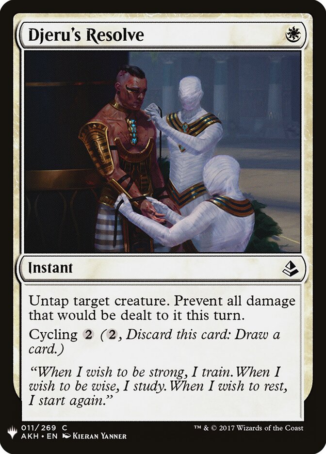 Resolução de Djeru / Djeru's Resolve - Magic: The Gathering - MoxLand
