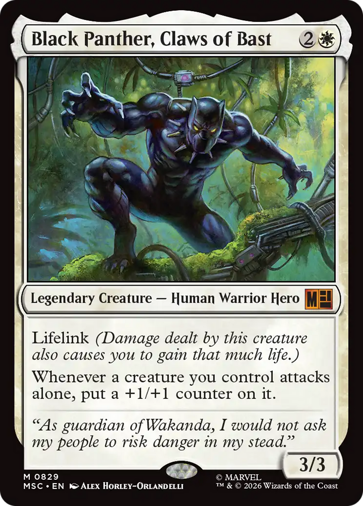 Black Panther, Claws of Bast - Magic: The Gathering - MoxLand