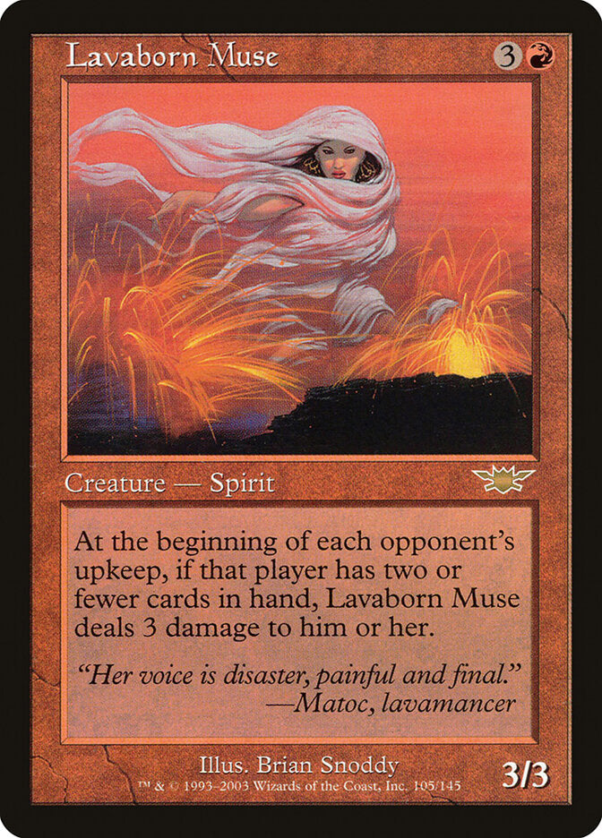 Musa Nascida da Lava / Lavaborn Muse - Magic: The Gathering - MoxLand