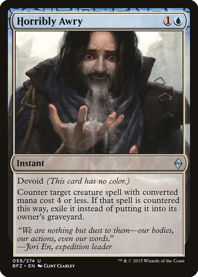 Terrivelmente Errado / Horribly Awry - Magic: The Gathering - MoxLand