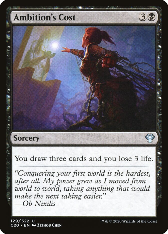 Custo da Ambição / Ambition's Cost - Magic: The Gathering - MoxLand
